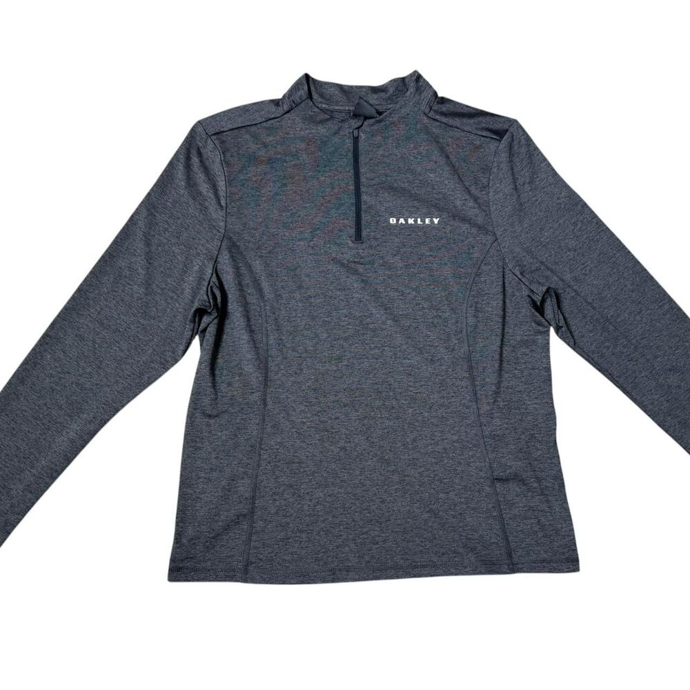 Oakley Women's Grey and Blue Sweatshirt